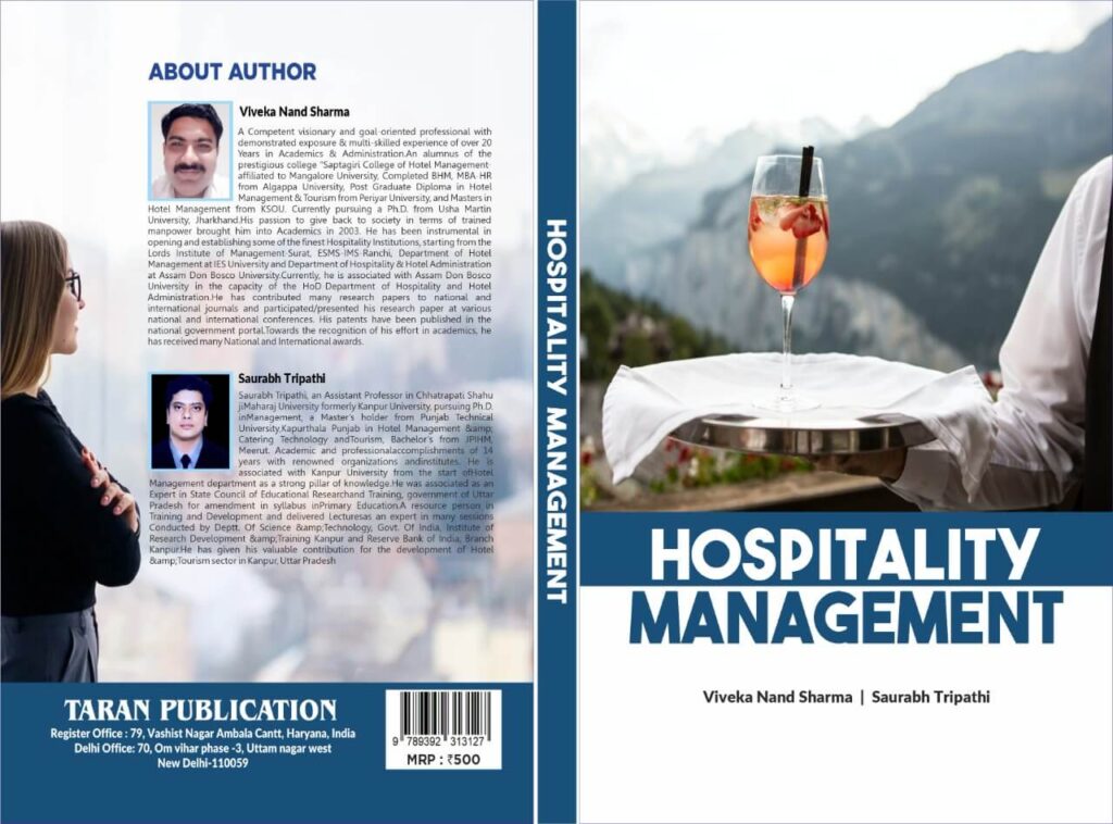 Hospitality Management – Taran Publication