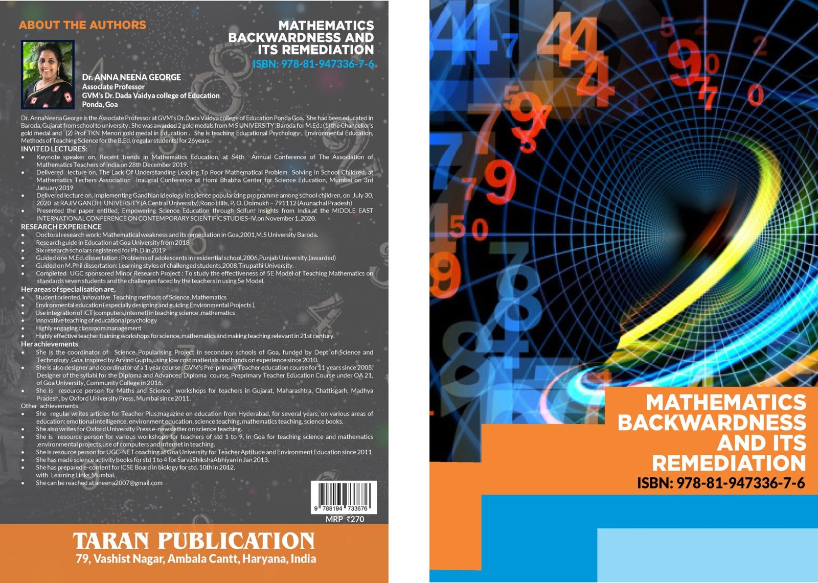 Mathematics Backwardness and Its Remediation – Taran publication