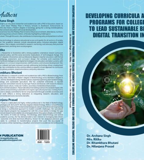 Developing Curricula and Training Programs for College Students to Lead Sustainable Biotech and Digital Transition Initiative